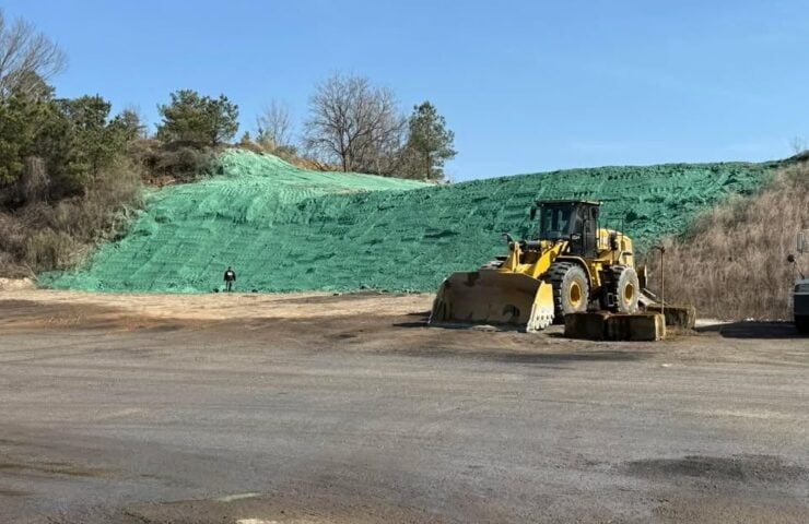 Commercial Hydroseeding Supporting Site Stabilization