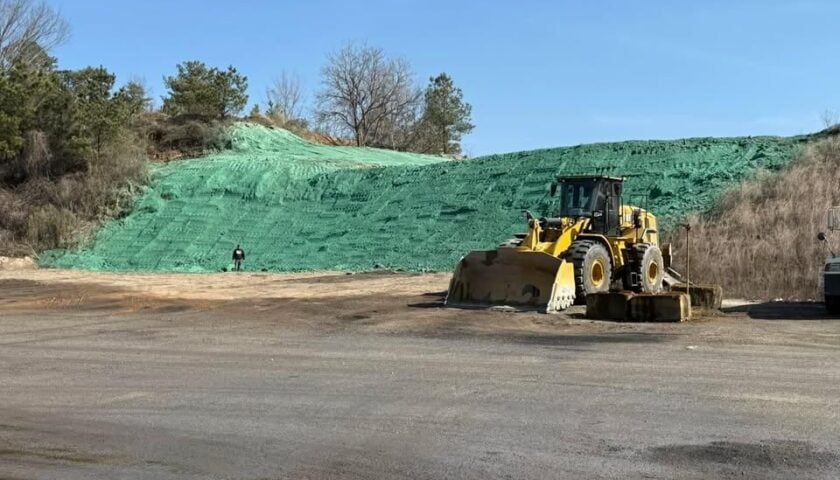 Commercial Hydroseeding Supporting Site Stabilization