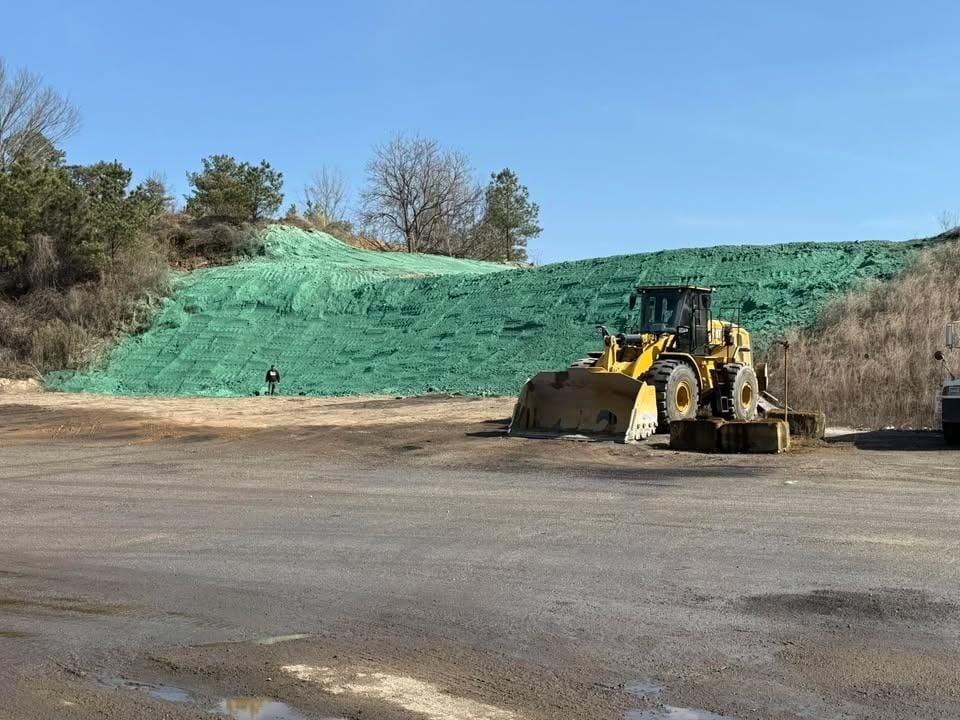 Commercial Hydroseeding Supporting Site Stabilization